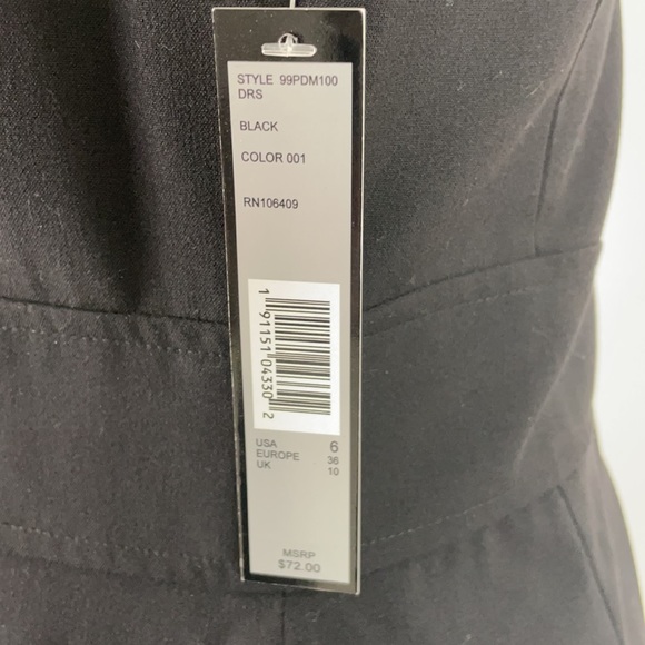 Chelsea Rose Women’s Black Midi Crew Neck Dress - Picture 8 of 10